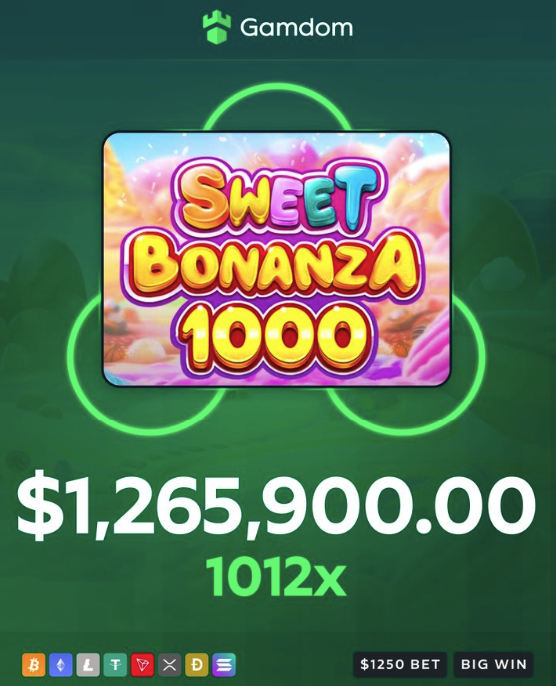 Mega Sweet Bonanza 1000 Win